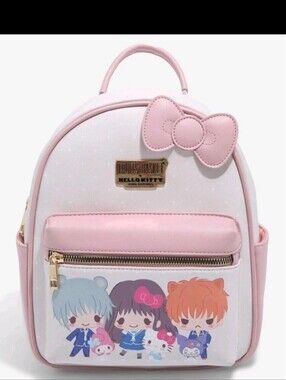 Fruits Basket & Hello Kitty and Friends Chibi Characters Mini Backpack